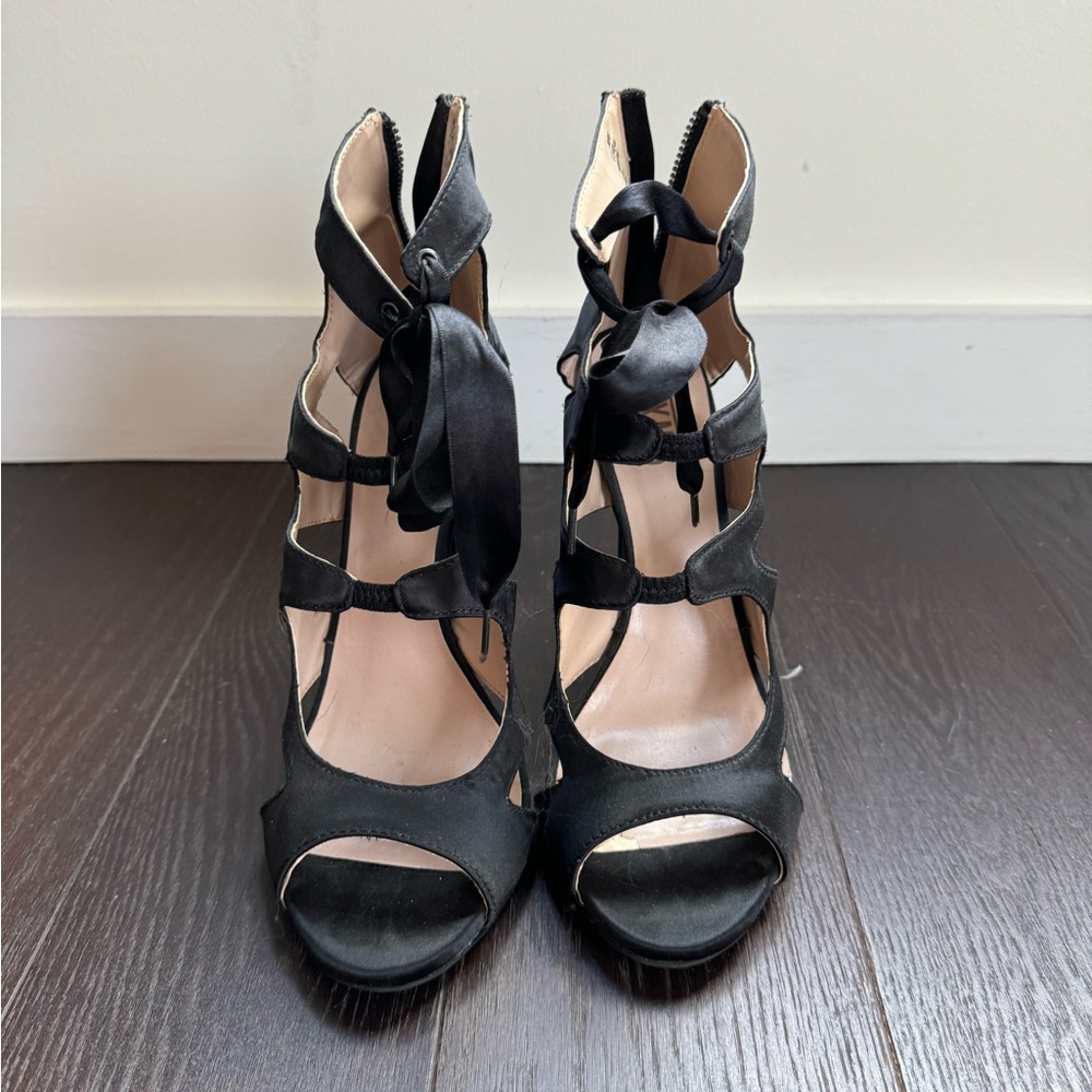 Black stiletto heels